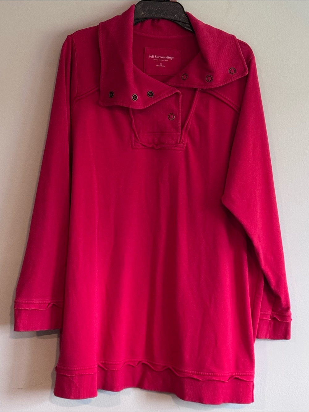 Soft Surroundings Red Pullover Top Women’s Size 2X